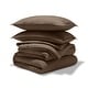 preview thumbnail 124 of 138, Bare Home Hypoallergenic Down Alternative Comforter Set Full - Heathered Taupe
