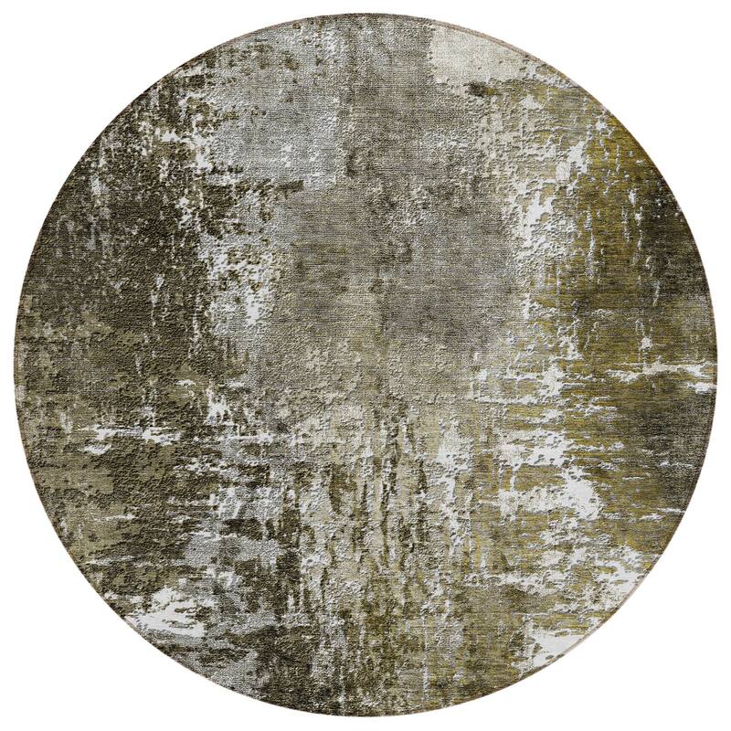 HomeRoots Abstract Transitional Rectangle Outdoor Rug
