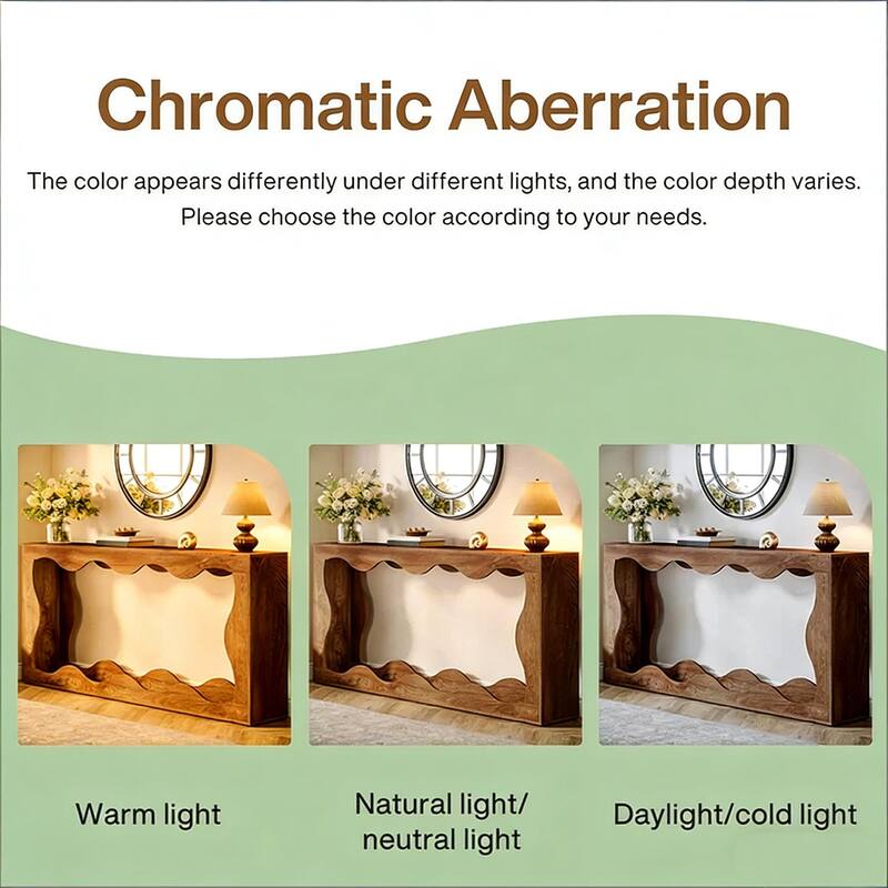 63" Modern Style Entryway Industrial Console Table