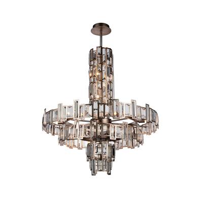 Giuseppe Lighting 9903P3018193 18 Light Chandelier Quida Champagne - Exact Size