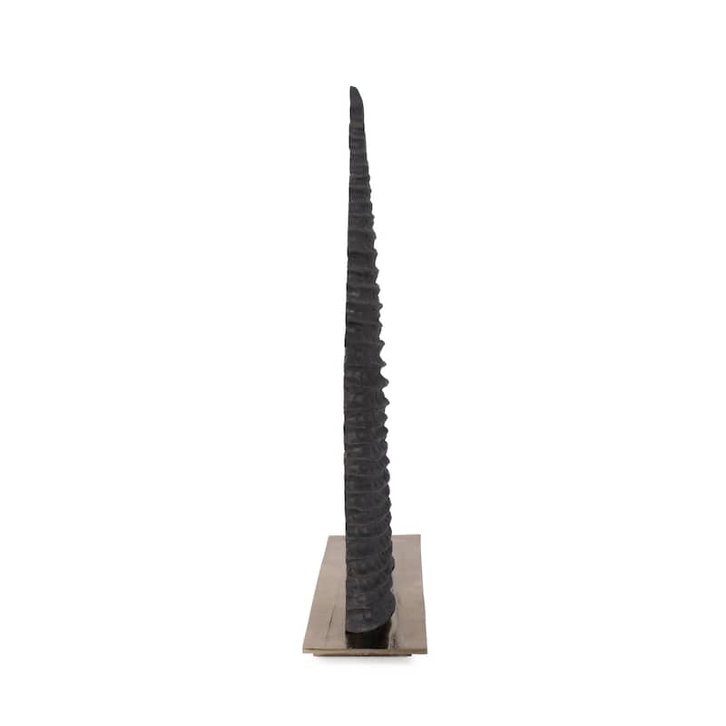 Lamu Abstract Sculpture - 13.3/4H x 18W x 6.3/4D