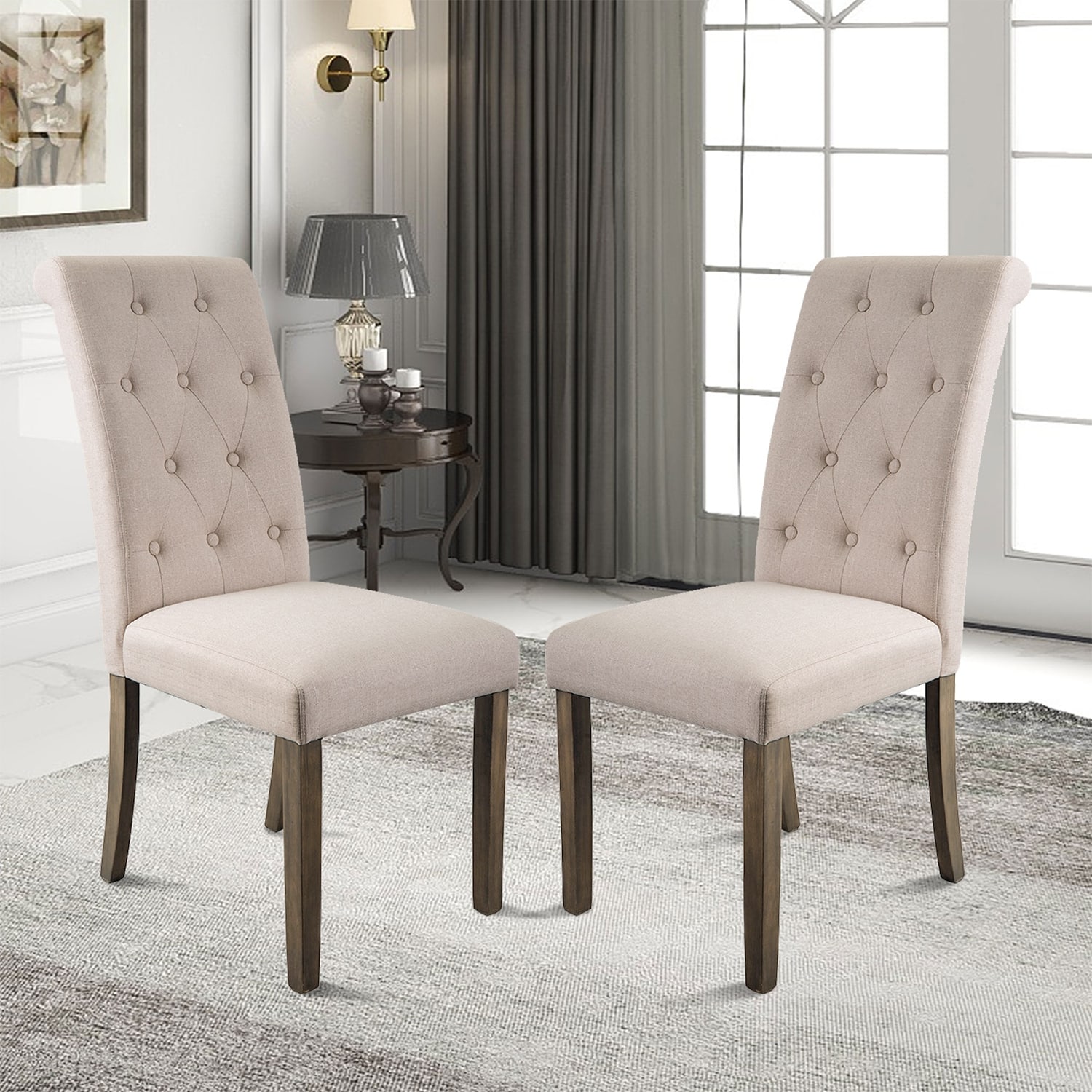 Modern dining hotsell chairs upholstered