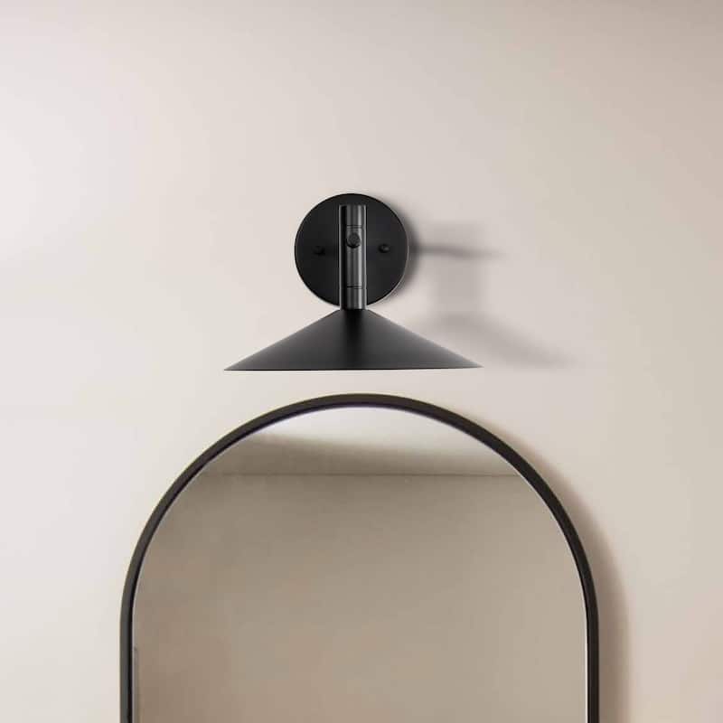 Corrine 10 Inch LED Wall Sconce Matte Black 3K/4K/5K CCT Selectable