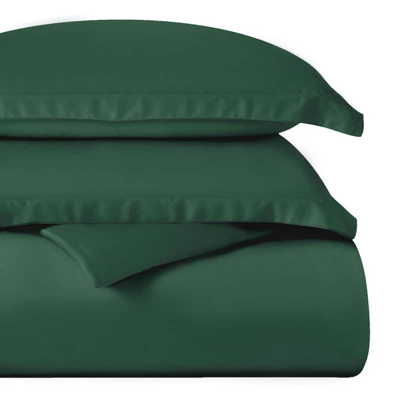 Superior Egyptian Cotton 400 Thread Count Solid Duvet Cover Set