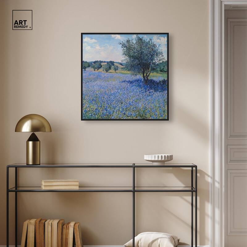 Bluebonnet Meadow II Canvas by Art Remedy