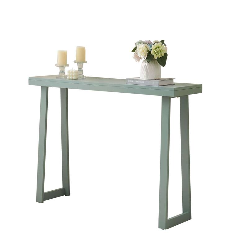 Claude Collection Wood 44" Modern Console Table with Shelf