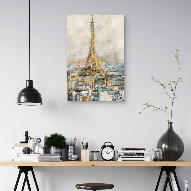 When in Paris by Studio Arts Canvas Art Print