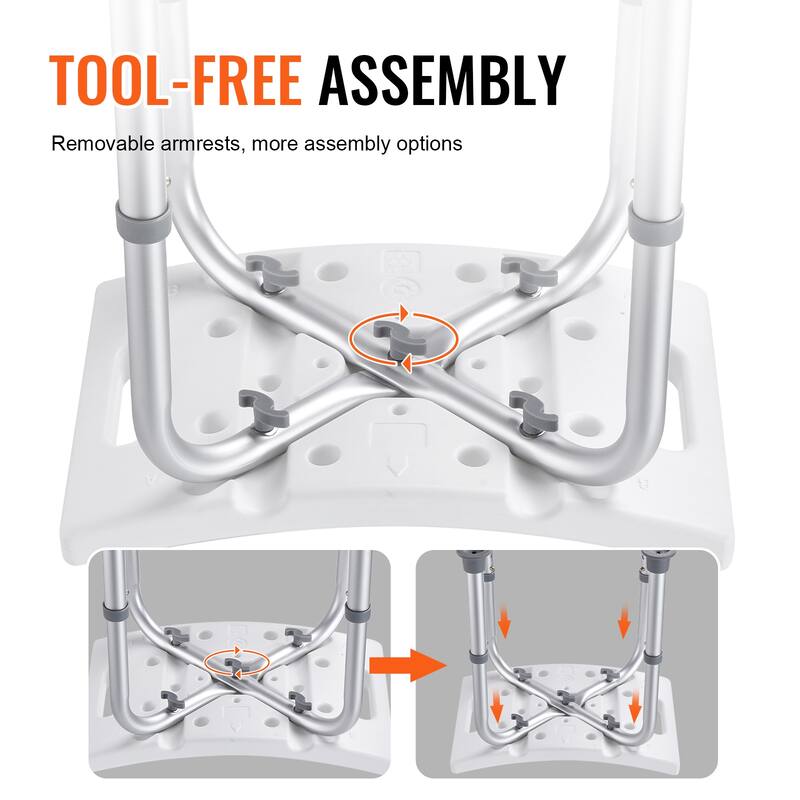 Shower Chair for Inside Shower for Elderly Disabled Adults Handicap