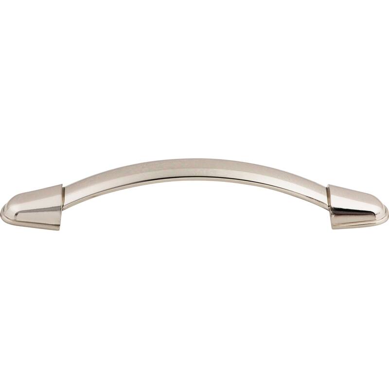 Top Knobs Buckle 5-1/16 Inch Center to Center Handle Cabinet Pull from - Polished Nickel