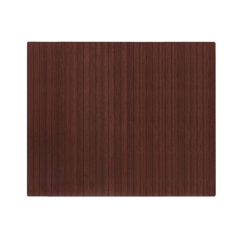 Jani Eco Bamboo Standard Rectangular 5 x 4 ft Chair Mat