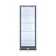 5-Shelf Glass Curio Cabinet Black And Clear - Overstock ...