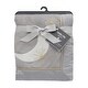 preview thumbnail 2 of 1, Lambs & Ivy Signature Goodnight Giraffe Moonbeams Gray Minky Celestial Baby Blanket