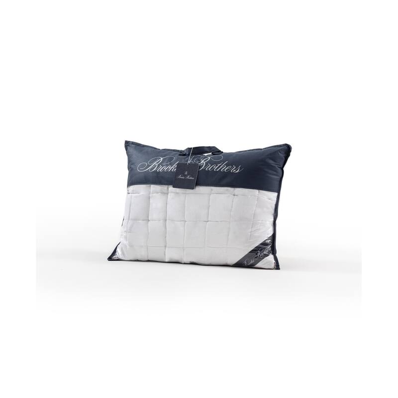 Brooks Brothers Cotton Pillow - White