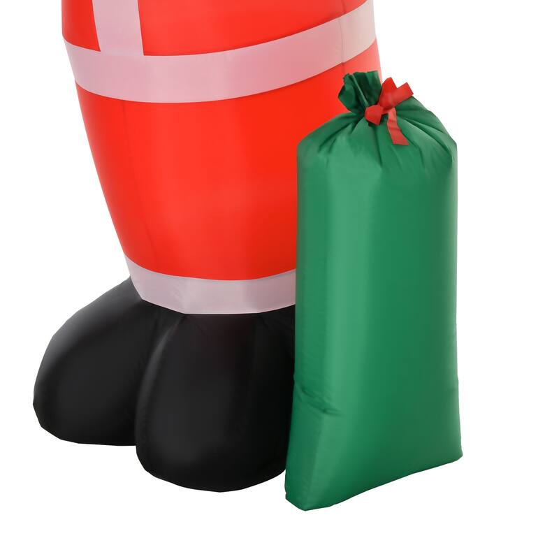 HOMCOM 8' Santa Inflatable Christmas Decoration with Gifts