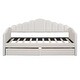 preview thumbnail 33 of 37, Velvet Twin Daybed with Storage Drawers and USB Ports, Upholstered Sofa Bed