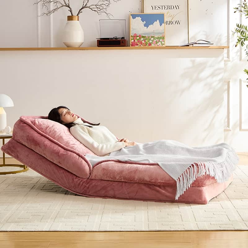 Versatile Foldable Lazy Sofa,3-in-1 Fold Small Tatami Sofa Bed,Lounge Chair Sofa, Human Friendly Pet Beds Lazy Sofa