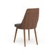 preview thumbnail 4 of 23, Carson Carrington Arvika Mid-century Modern Walnut Wood Dining Chair - N/A