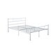 preview thumbnail 3 of 10, Simlife Easy to Set -up Twin/Full/ Queen Metal Bed Frame White