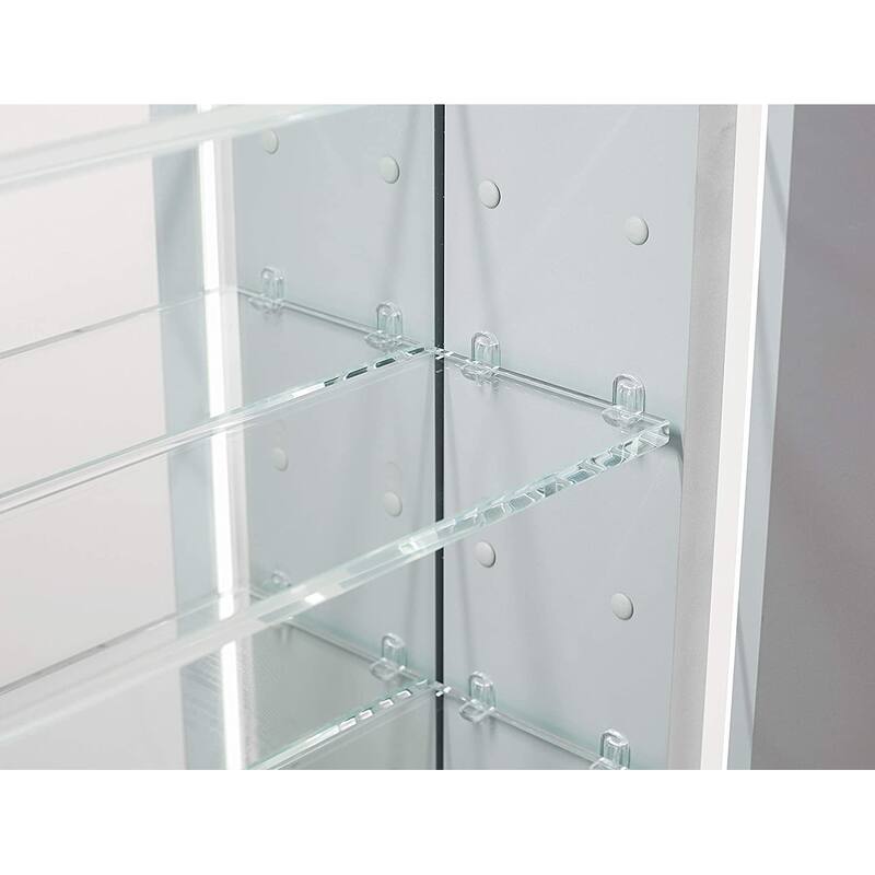 AQUADOM Signature Royale, 60"x30"x5", Bathroom Led Lighted Medicine Cabinet, Defogger, Integrated 3X Magnifying Mirror