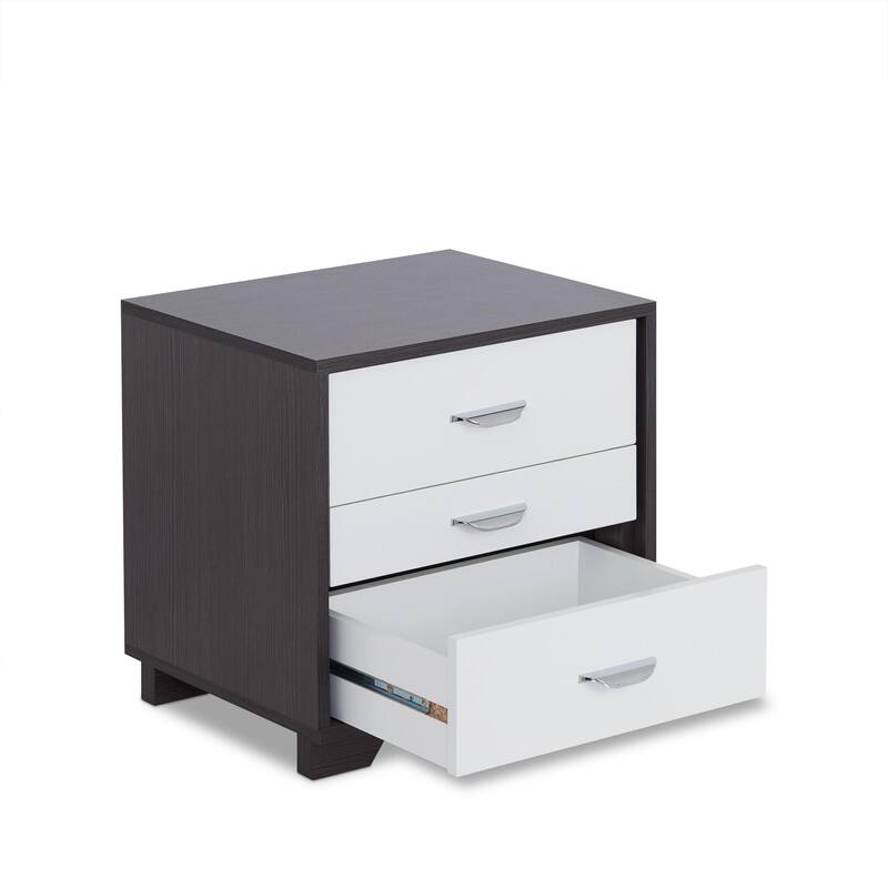 Modern Nightstand with 3 Drawer