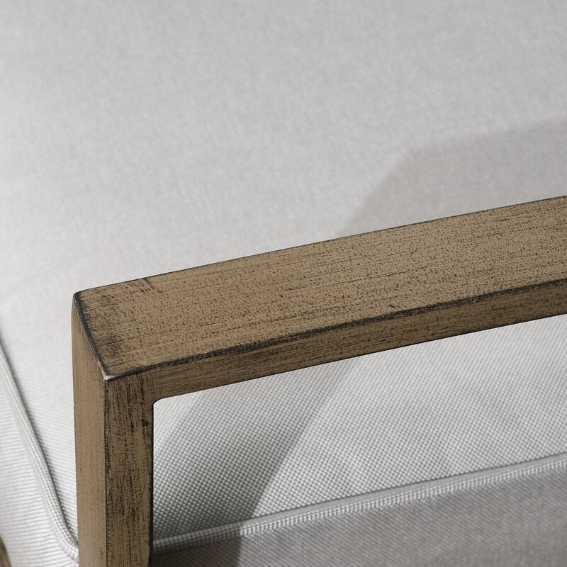 Outsunny 3-Piece Patio Bistro Set, PE Rattan Wicker Outdoor Furniture with Soft Cushions, 2 Rocking Chairs