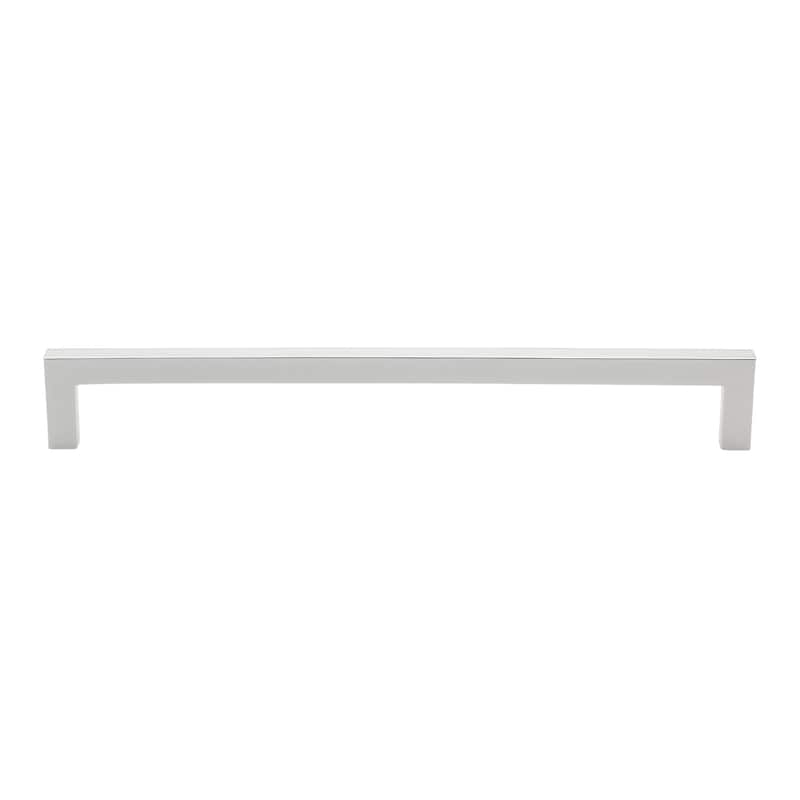 GlideRite 12-5/8-inch Center To Center Solid Square Bar Pull - Polished Chrome