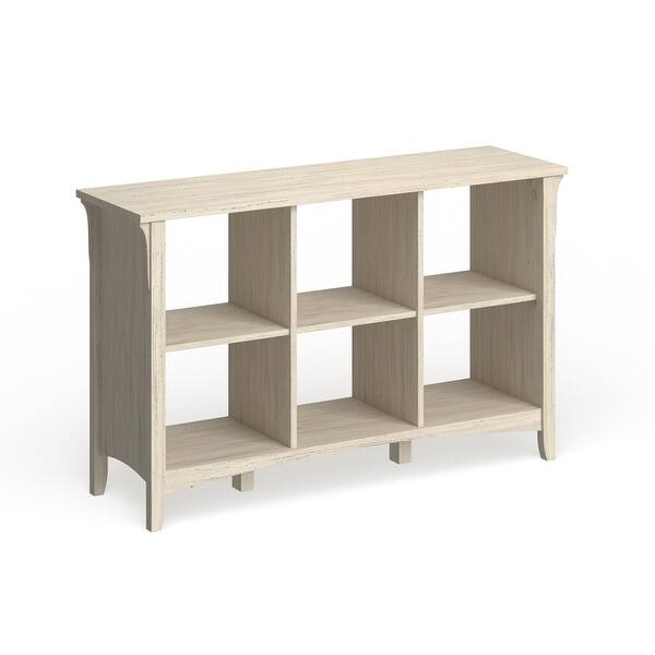 The Gray Barn Lowbridge Antique White 6 Cube Organizer Overstock 20170857