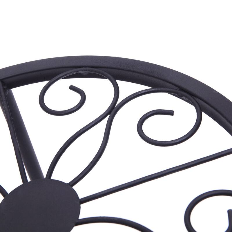 4 Pack Plant Stand Metal Potted Flower Stands Indoor/Outdoor Display Shelf Garden Balcony