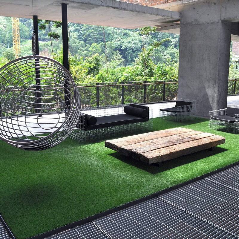 6FT x 10FT Artificial Turf for Dogs - Professional Large Outdoor Pet Lawn Mat with Drainage Holes - 6' x 7'