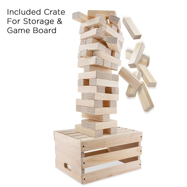 giant wooden blocks