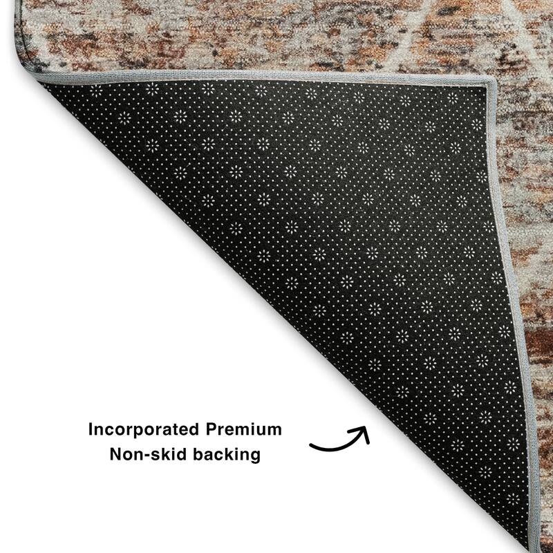 Premium Washable Super Soft Geo Abstract Mayfield Rug