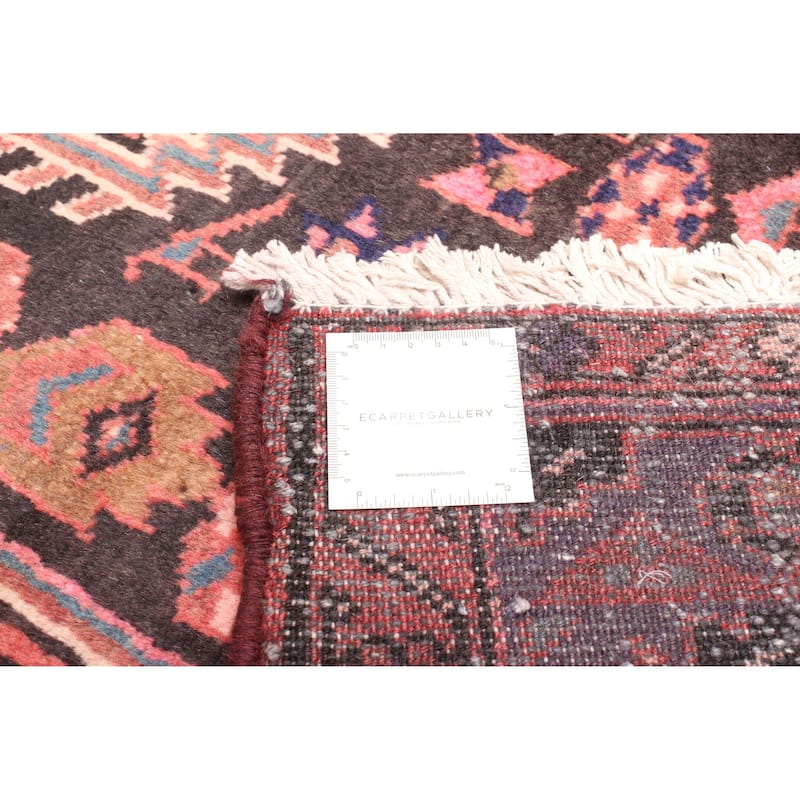 ECARPETGALLERY Hand-knotted Andelz Black Wool Rug - 4'6 x 7'1