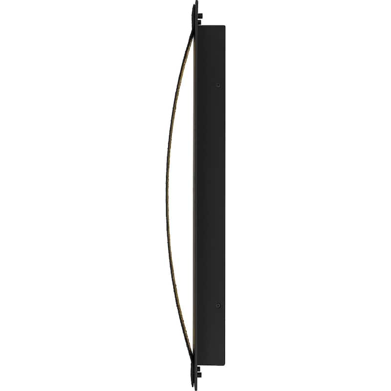 Earth Black LED Outdoor Wall Lantern from the Onyx Collection