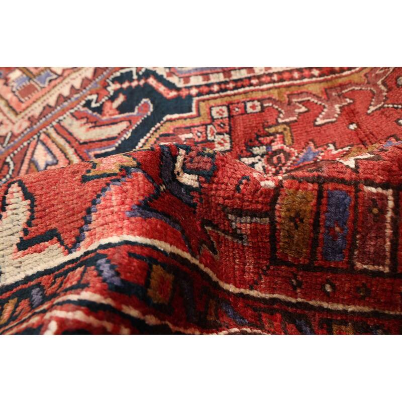 ECARPETGALLERY Hand-knotted Sarabi Dark Red Wool Rug - 9'8 x 13'0