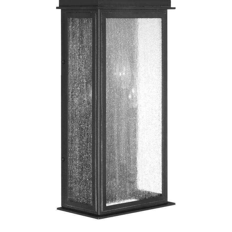 Artcraft Madrid Outdoor Wall Sconce - Clear Glass Shade