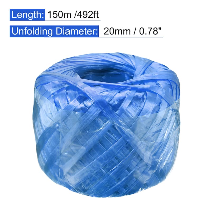 Polyester Nylon Plastic Rope Twine Household Bundled, 150m Length 1Pcs - Blue
