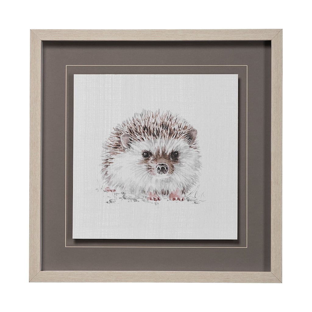 Forest Friends VII (HedgeHog) Framed Art Print