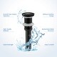 preview thumbnail 40 of 53, Bathroom Sink Pop Up Drain Stopper Full Cover without Overflow