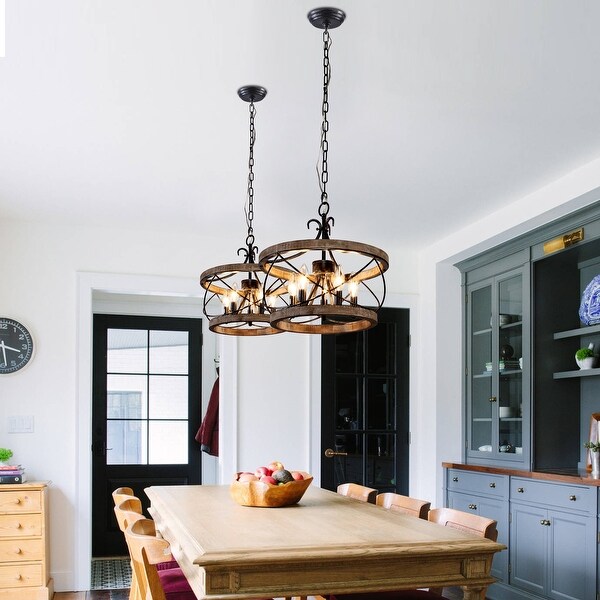 Barn style chandelier 2025