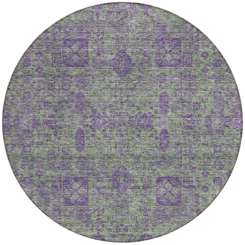 HomeRoots Oriental Transitional Rectangle Outdoor Rug