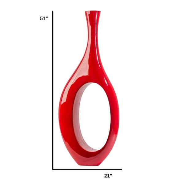 dimension image slide 0 of 3, Trombone Modern Handmade Resin Vase