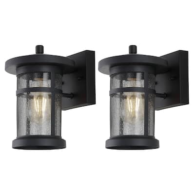SAFAVIEH Lighting Osprey 8" Outdoor Sconce (Set of 2) - 6"W x 8"D x 9"H