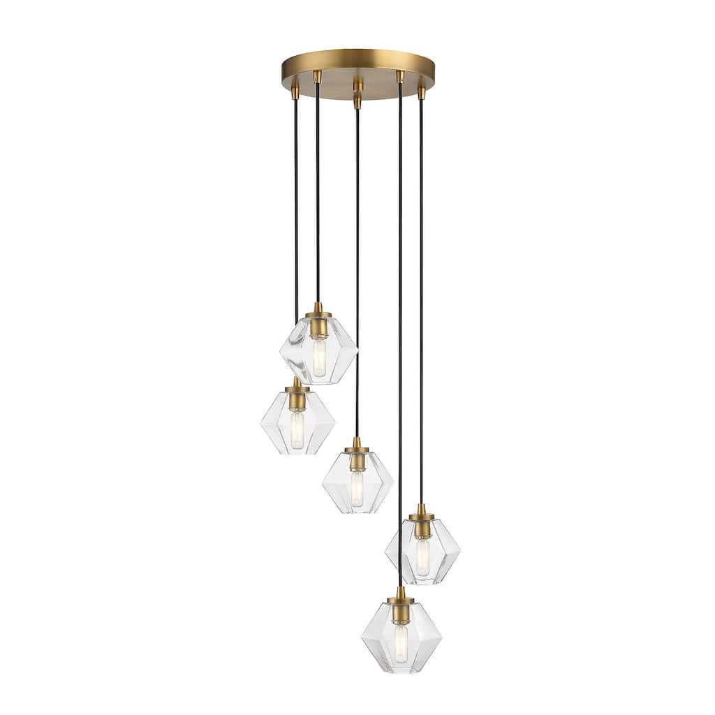 Meridian M10095 5 Light 16" Wide Multi Light Pendant