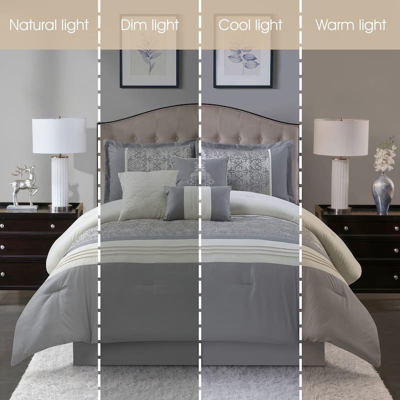 Nanshing Shelly 7 Piece Transitional Comforter Set