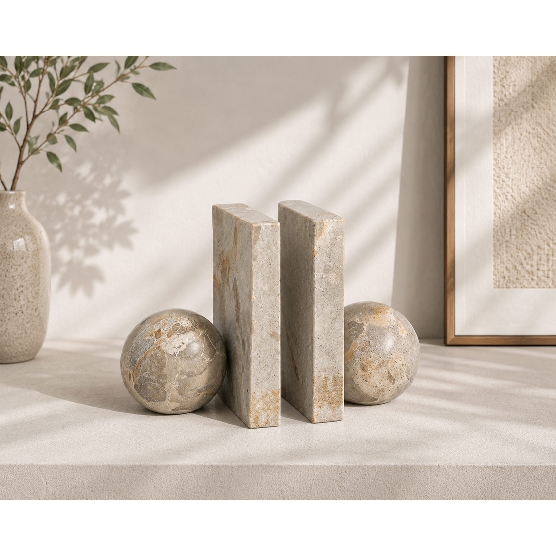 Pillar Orbs Bookends