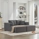 preview thumbnail 1 of 4, Cloud Sectional Couch Double Chaise Lounges Grey