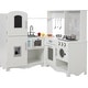 preview thumbnail 1 of 3, Wooden Corner Play Kitchen Set,Pretend Cooking Toys for Kids