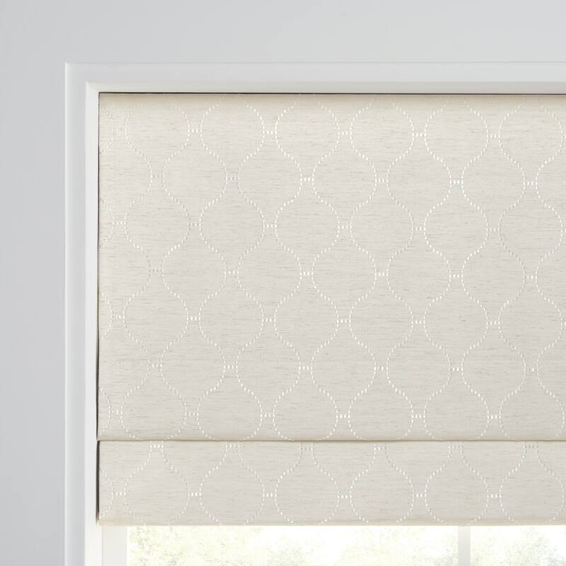 Eclipse Darien Ogee 100% Total Blackout Cordless Roman Shade