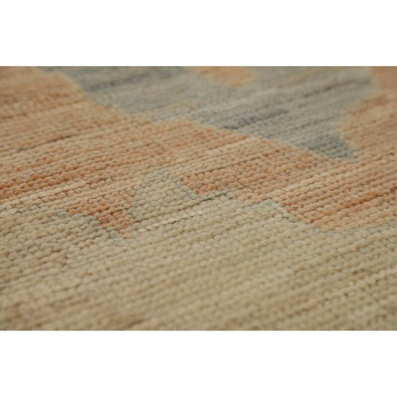 Oushak Turkish Area Rug Handmade Vegetable Dye Wool Carpet - 9'0"x 11'11"