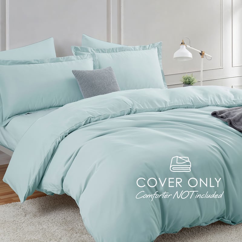 Emperyan Duvet Cover With Fitted Sheet Soft Double Brushed Bedding Set